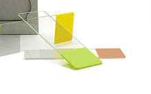 Charger l'image dans la galerie, Lames de microscopie, plage colorée imprimable, bords rodés, coins coupés