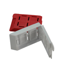 Charger l'image dans la galerie, Cassettes d'inclusion double cavité pour biopsies, en pile / 1000 (printer laser)