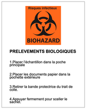 Charger l'image dans la galerie, Sachet de transport étanches 15x23cm avec poche avant / 100