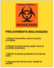 Charger l'image dans la galerie, Sachet de transport étanches 15x23cm avec poche avant / 100