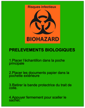 Charger l'image dans la galerie, Sachet de transport étanches 15x23cm avec poche avant / 100