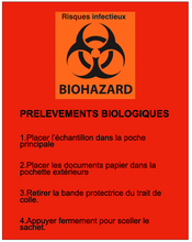 Charger l'image dans la galerie, Sachet de transport étanches 15x23cm avec poche avant / 100