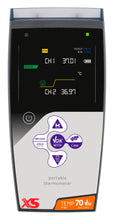 Charger l'image dans la galerie, Thermomètre digital portatif pour 2 sondes PT100, -200 / +999°C, Temp70vio