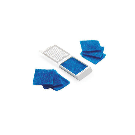 Mousses bleues pour cassettes d'inclusion 26 x 30 mm
