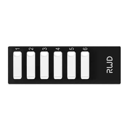 Lame de comptage jetable RWD DS-66 à 6 chambres