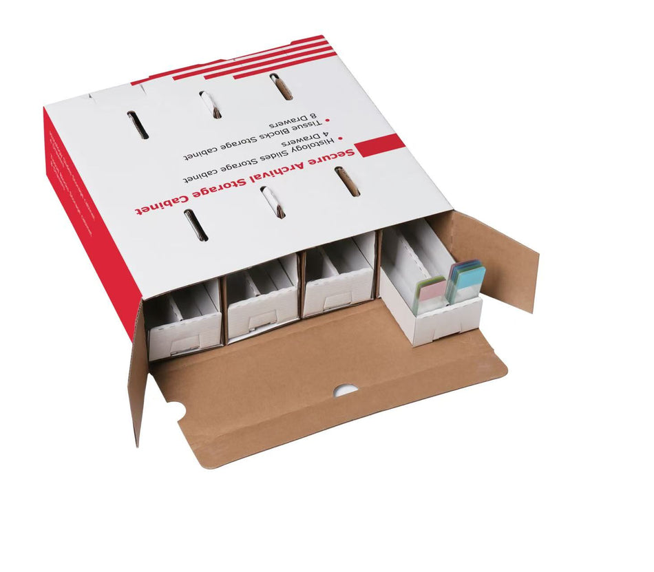 Cartons sécurisés pour lames de microscope