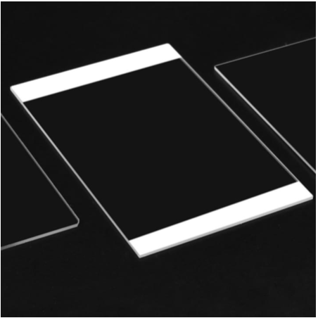 Méga lames ADHESIVES 76 x 52mm, 2 bords dépolis (pack de 25)