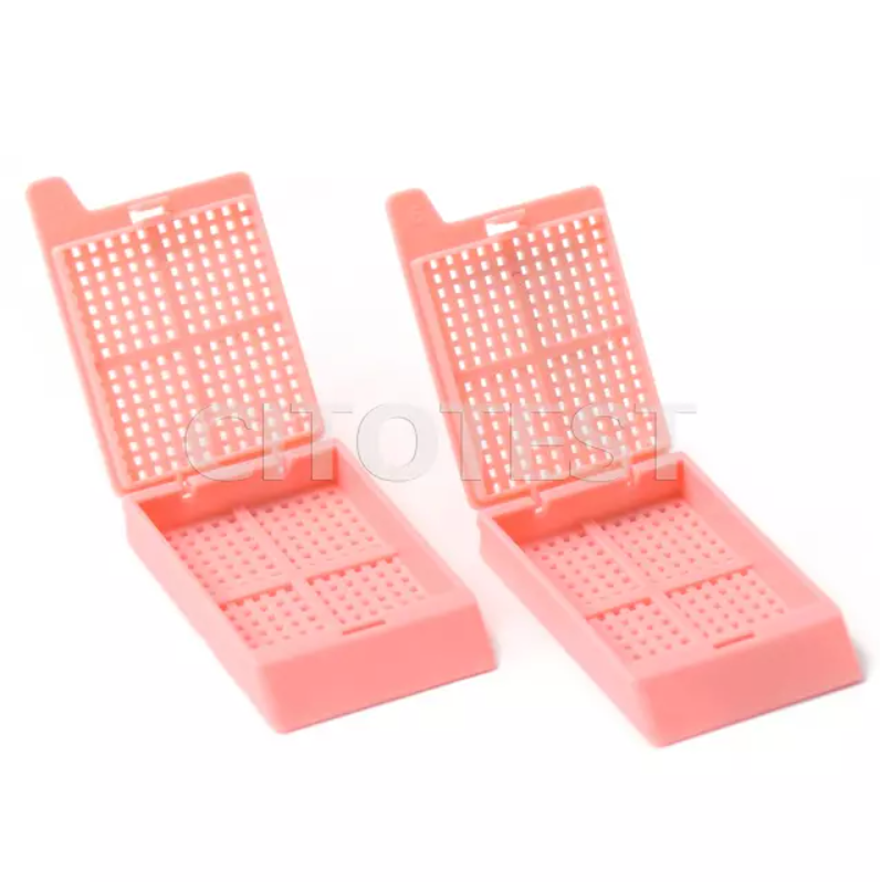 Cassettes d'inclusion pour biopsies, en pile, pour printer laser
