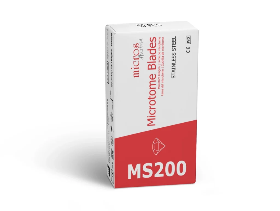 Lames pour microtome MS200 profil bas — universelle (boîte de 50)