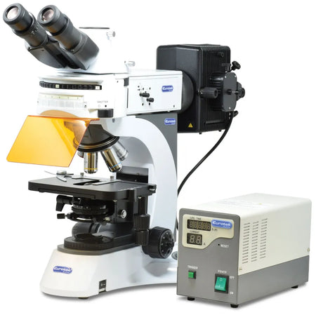 Microscope à fluorescence Eurotek Labor N800TFL, épifluorescence HBO 100 W