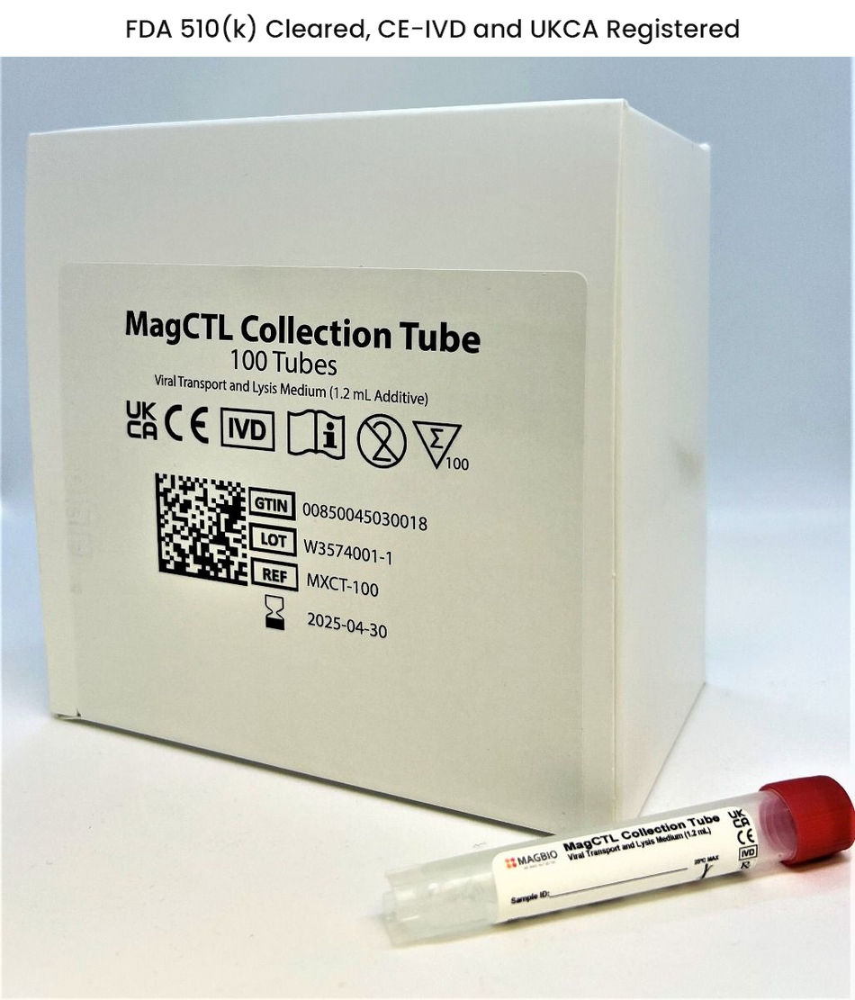 Tube de prélèvement MagCTL — sans guanidine, CE-IVDR
