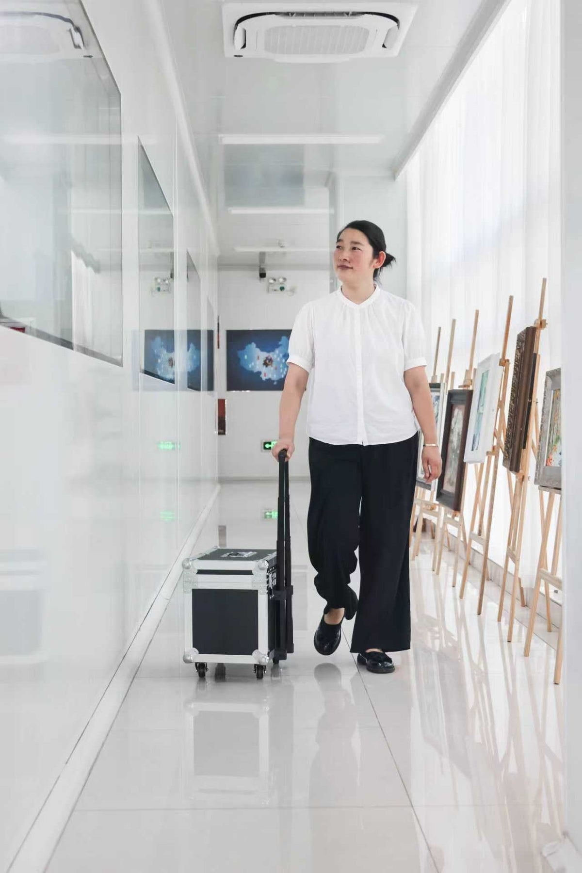 LD Patho 340A transporté dans sa valise à roulettes