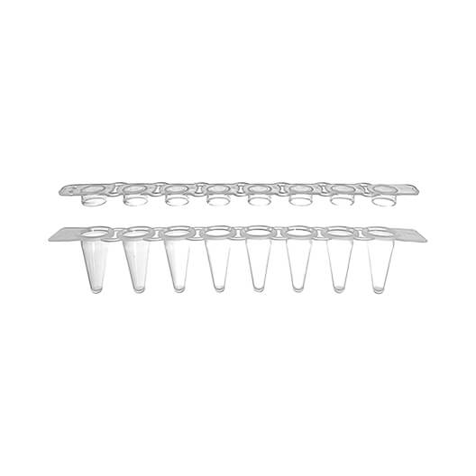 Barrettes de 8 tubes PCR 0,1 ml, low profile