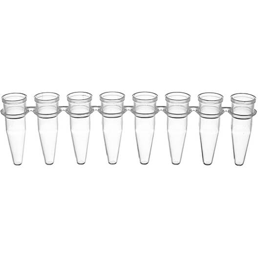 Barrettes de 8 tubes PCR 0,2 ml
