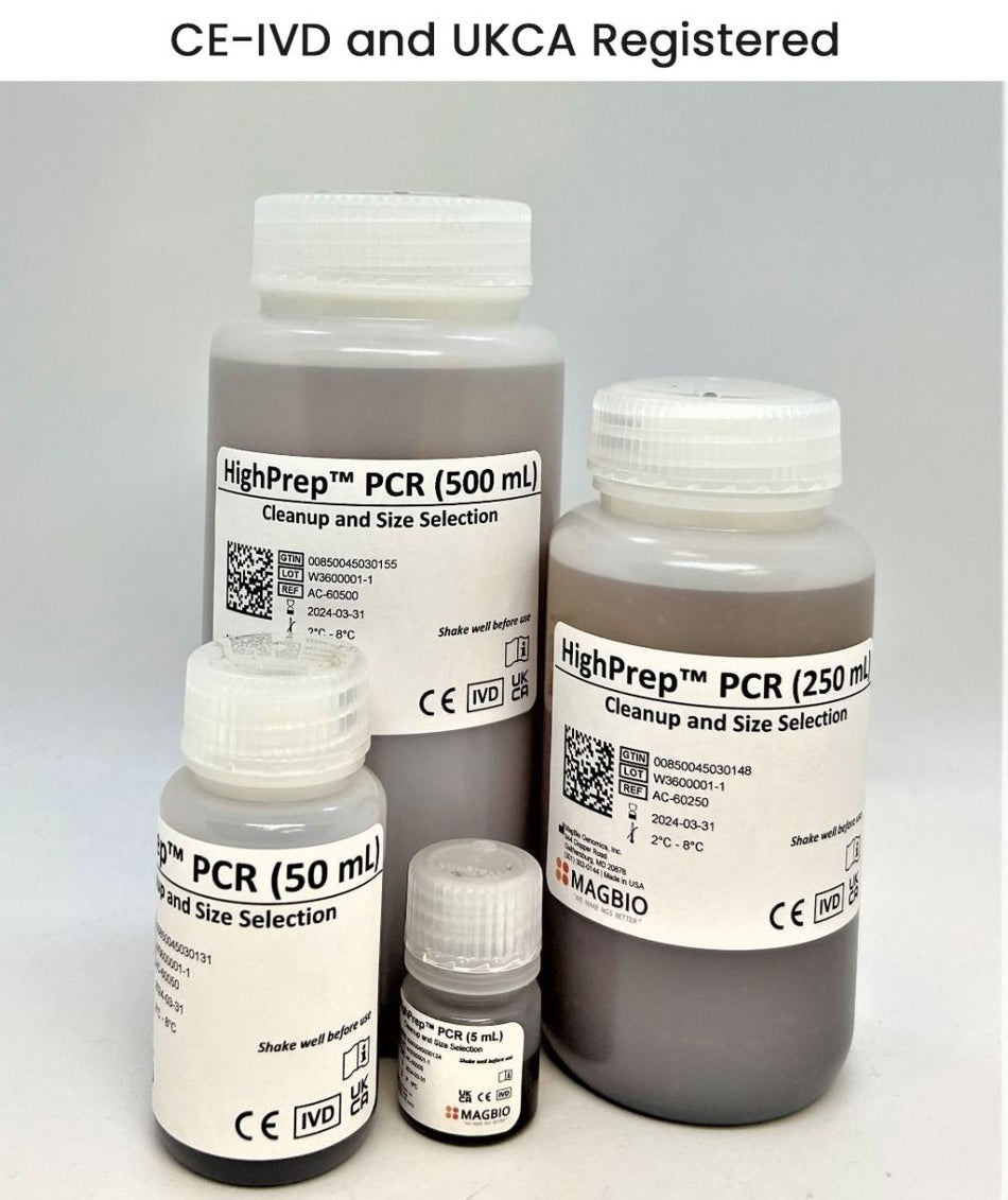 HighPrep PCR — nettoyage post-PCR et librairies NGS (RUO)