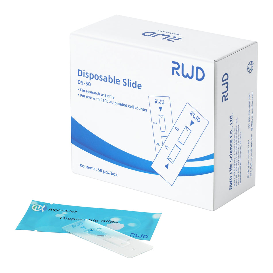 Boîte de 50 lames de comptage jetables RWD DS-50