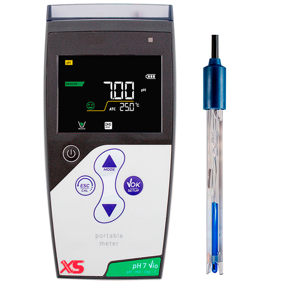 pH mètre portable pH 7 Vio avec électrode 201T standard ou DHS
