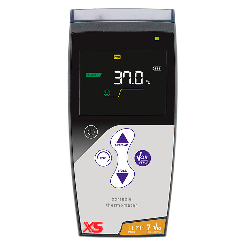 Thermomètre digital portatif pour sonde PT100, -200 / +999°C,  Temp7vio