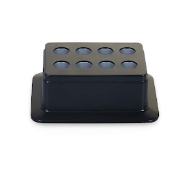 Bloc magnétique 8 × 5 mL fond conique pour agitateur thermostaté DLAB