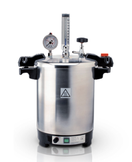 Autoclave Vertical en aluminium 12 litres, 115-121°C