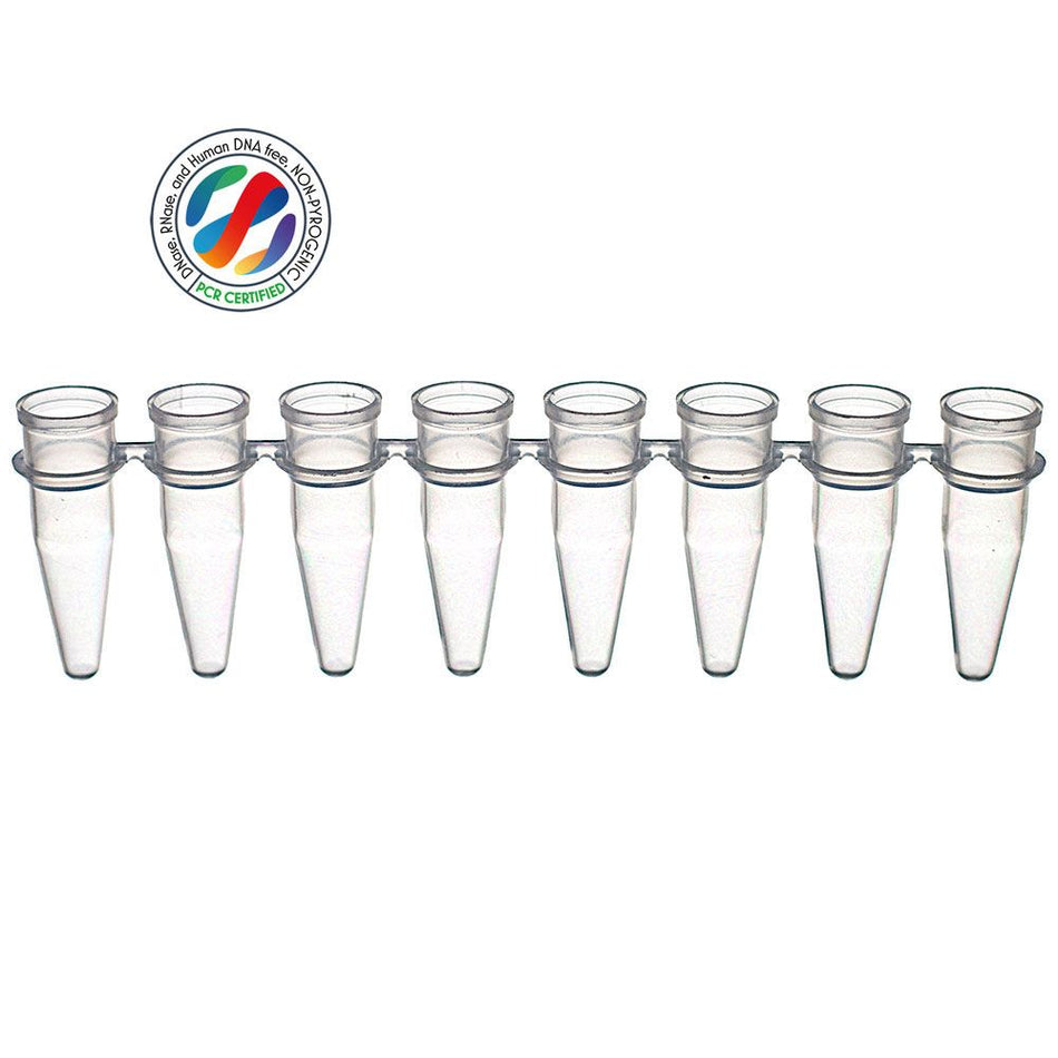 Barrettes de tubes 0,2ml pour PCR / 125